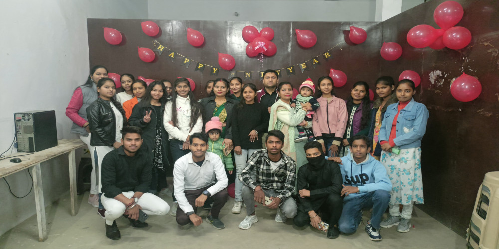 New year party 2024 students group